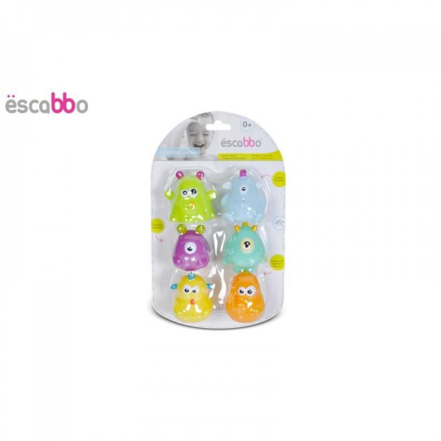 Set 6 jucarii de baie Monstruleti ESCABBO 37028 2