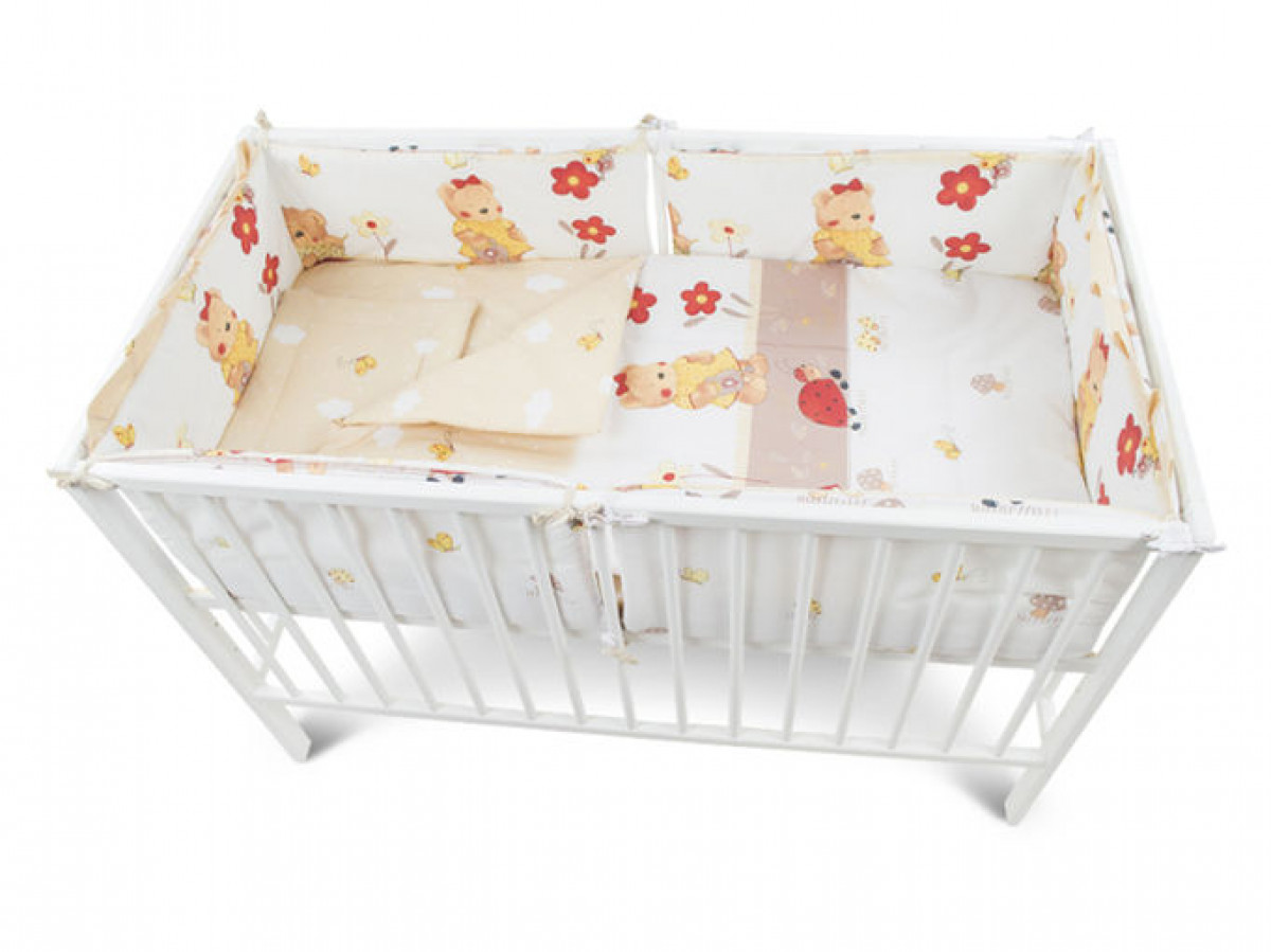 Aparatoare Laterala MyKids Teddy Gradina Maro 140x70 3