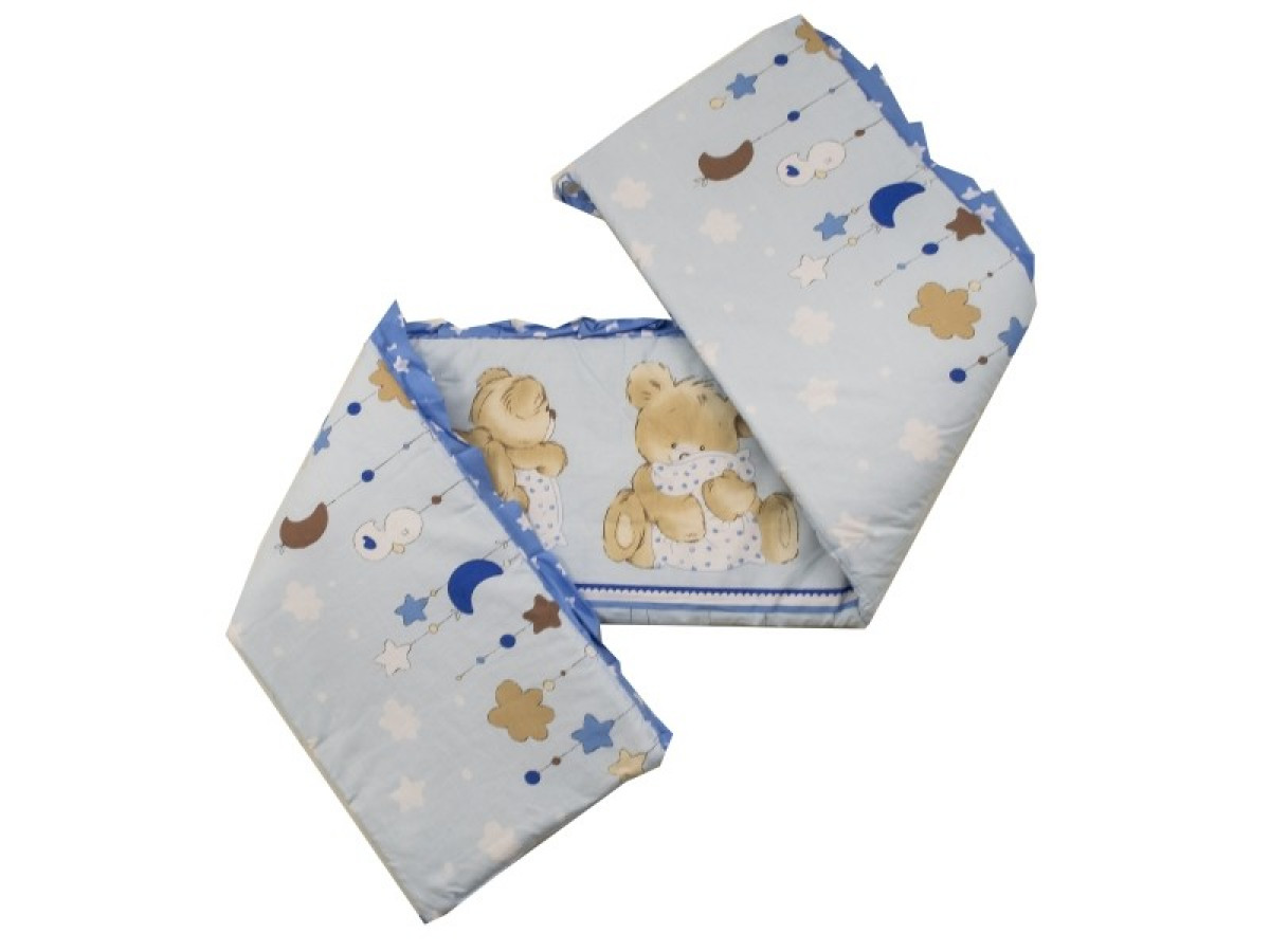 Aparatoare Laterala MyKids Teddy Hug Blue 140x70 0