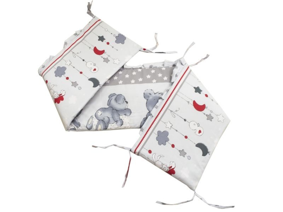 Aparatoare Laterala MyKids Teddy Hug Gri M2 140x70 0