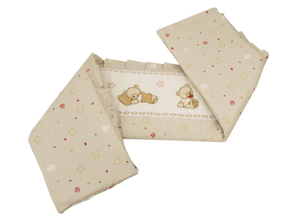 Aparatoare Laterala MyKids Teddy Toys Maro 140x70 0