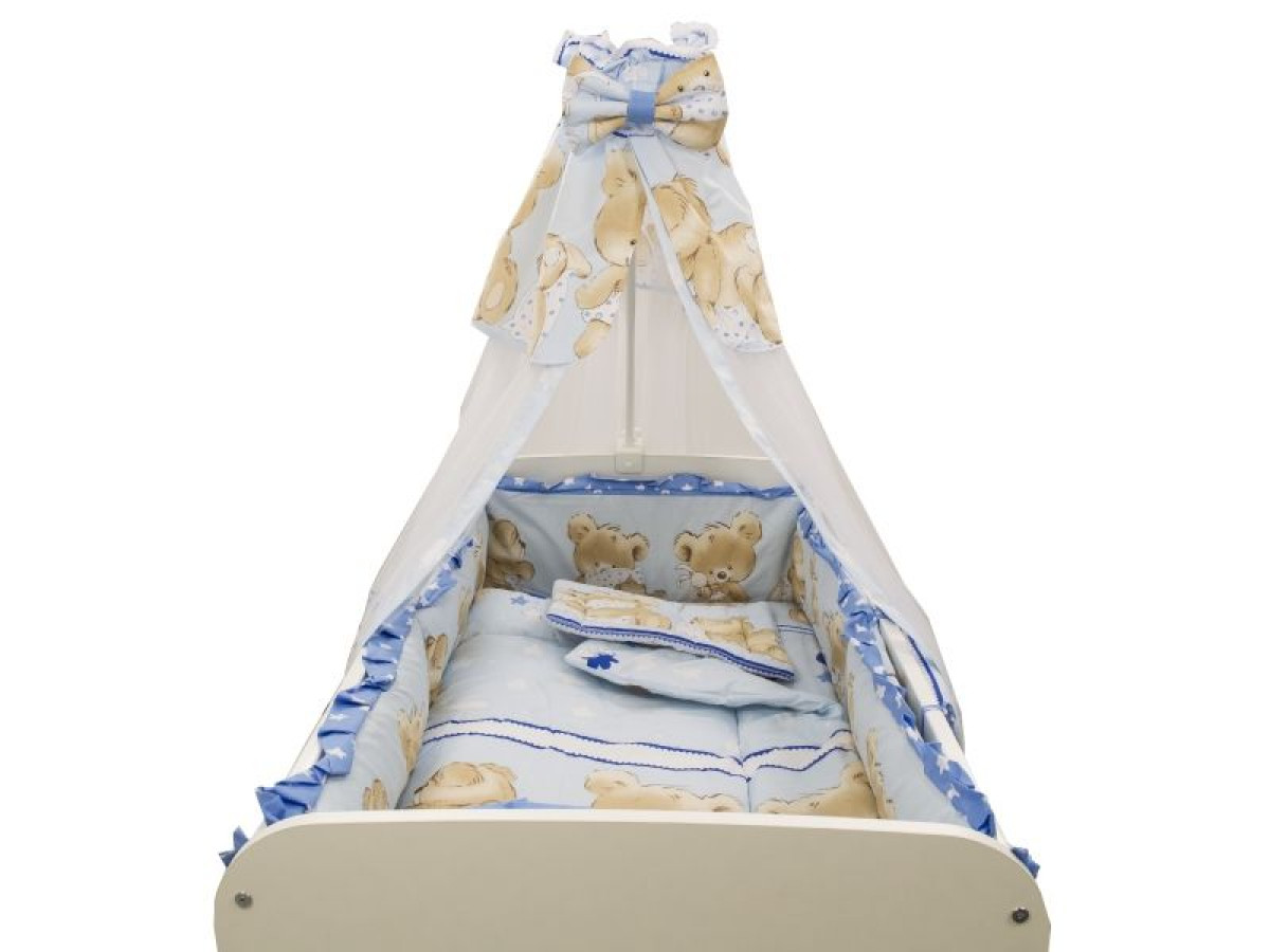 Baldachin MyKids Voal Mic Teddy Hug Blue 0