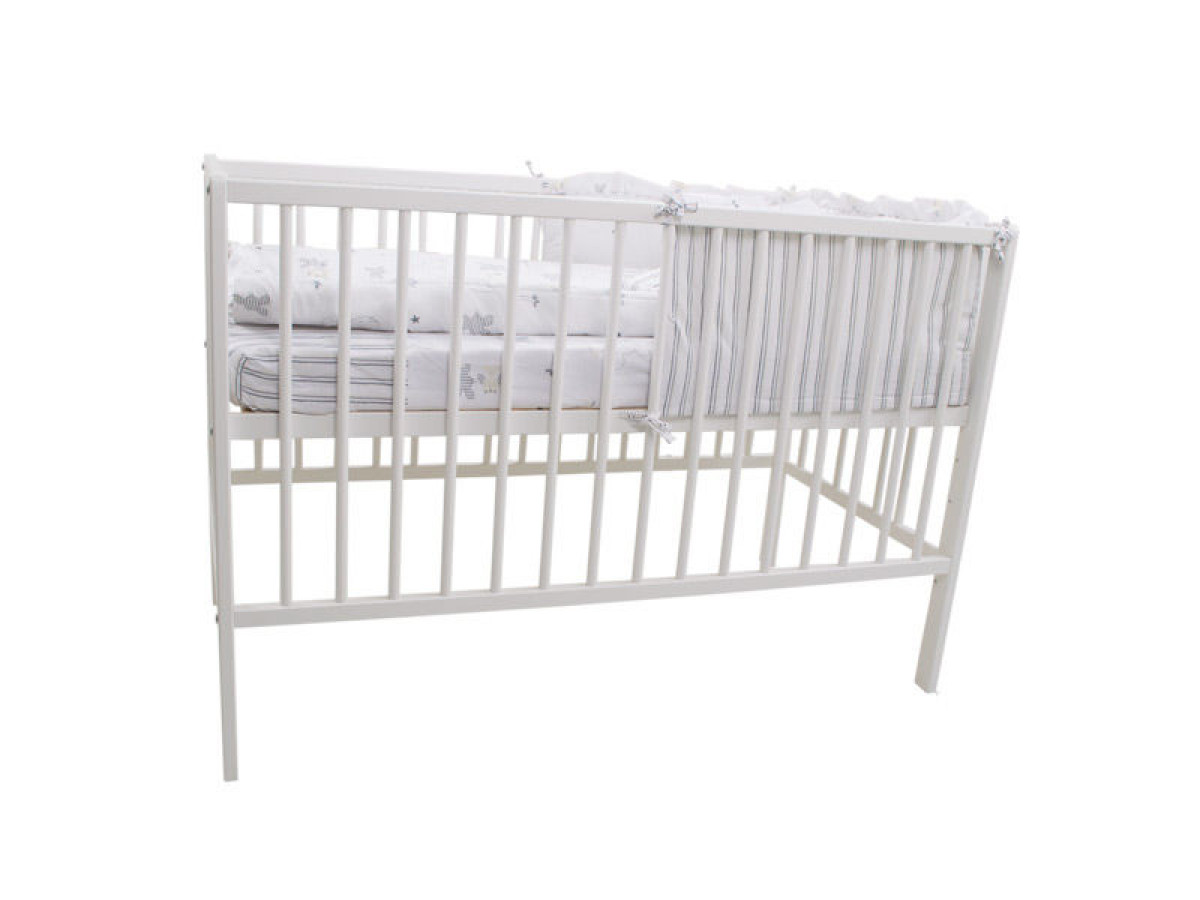 Lenjerie MyKids Bunny Alb 4 Piese 120x60 3