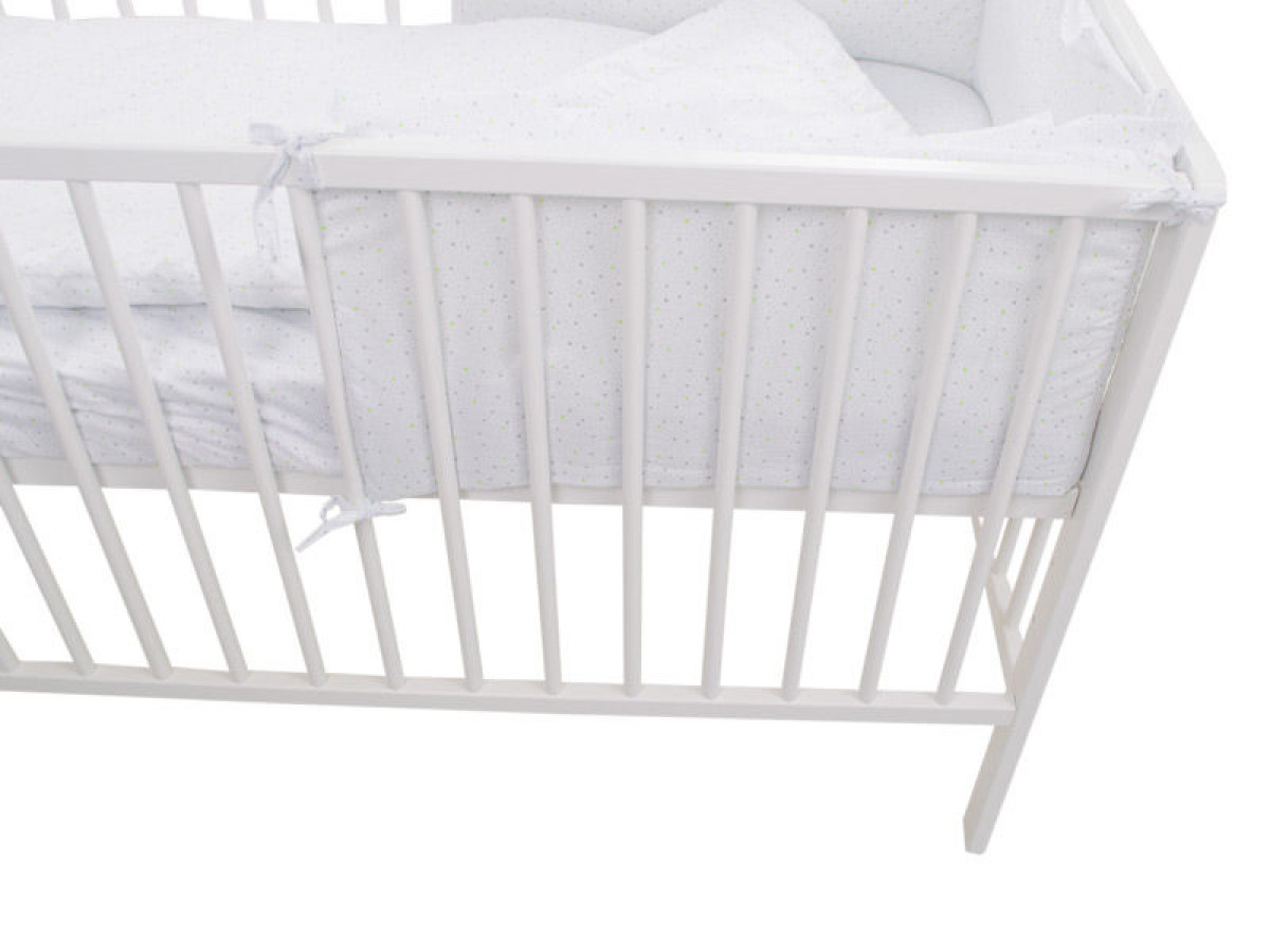 Lenjerie MyKids Little Stars Verde 4 Piese 120x60 3