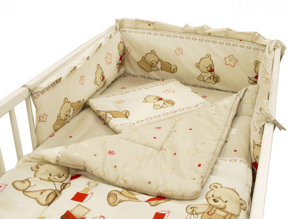 Lenjerie MyKids Teddy Toys Maro M2 4 Piese 140x70 3