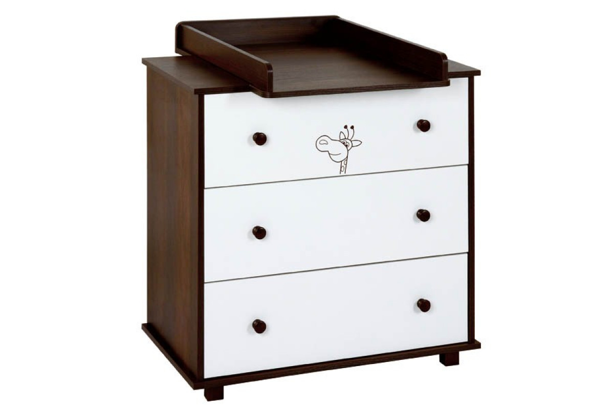 Comoda Copii De Infasat KLUPS SAFARI GIRAFFE Wenge 0