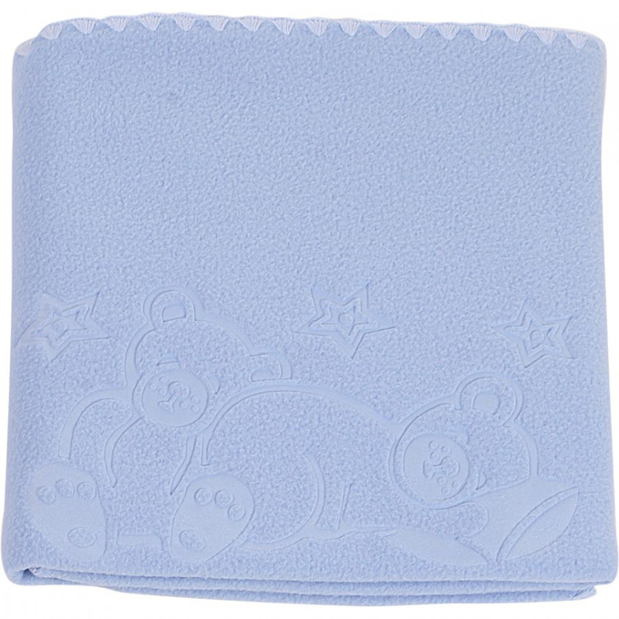 Paturica bebelusi cu model Polar Fleece 90 x 80 cm Womar Zaffiro PT-PF-03 0