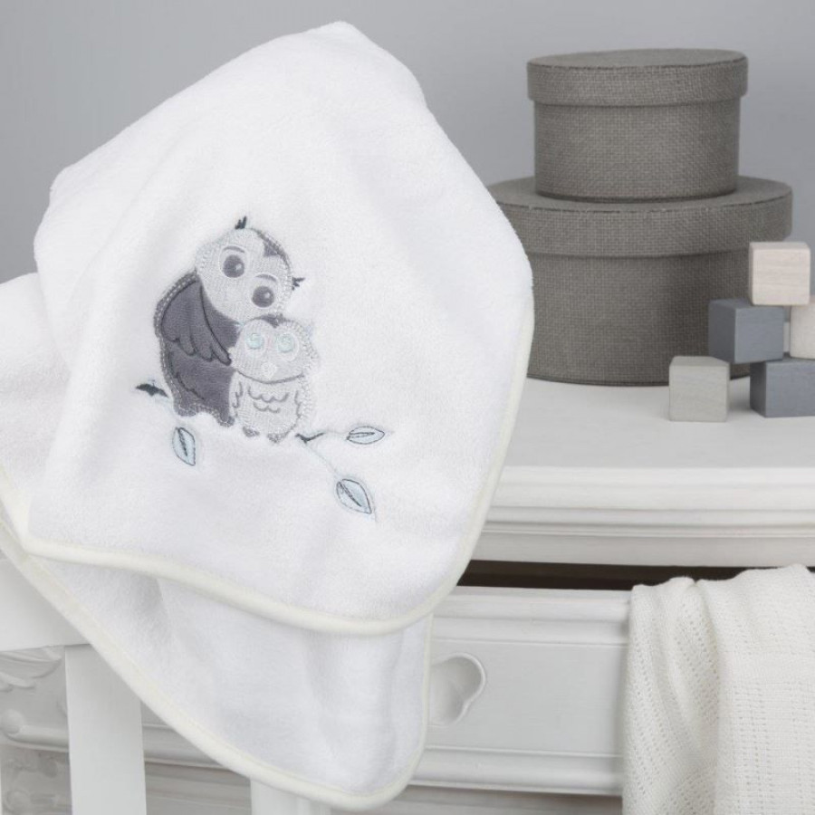 Paturica pufoasa din fleece 90x70 cm Comfi Love Owl 844319 2