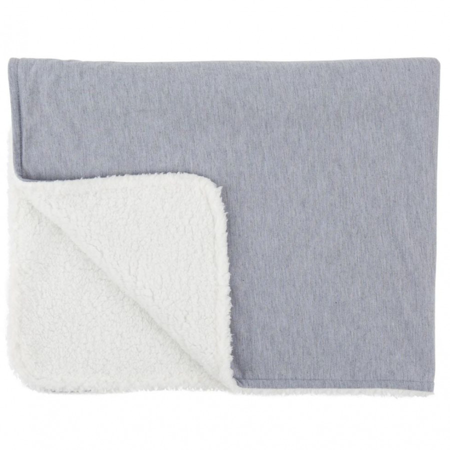 Paturica reversibila din tricot/fleece 90x70 cm Comfi Love Grey 844524 0