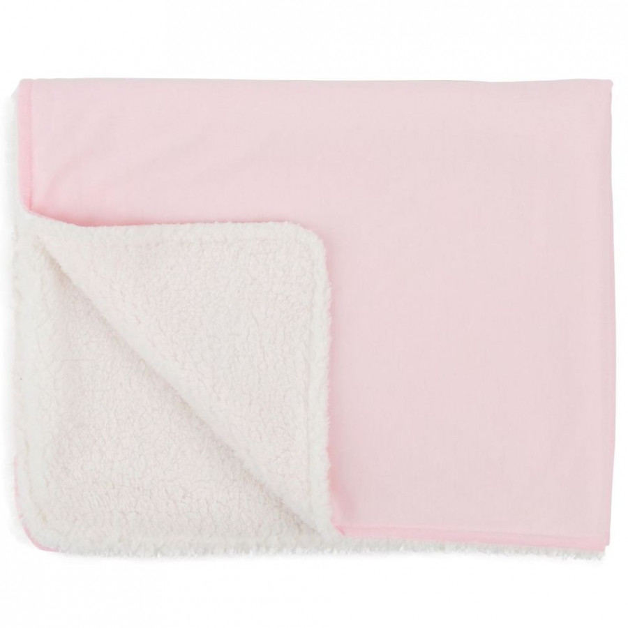 Paturica reversibila din tricot/fleece 90x70 cm Comfi Love Pink 844517 0