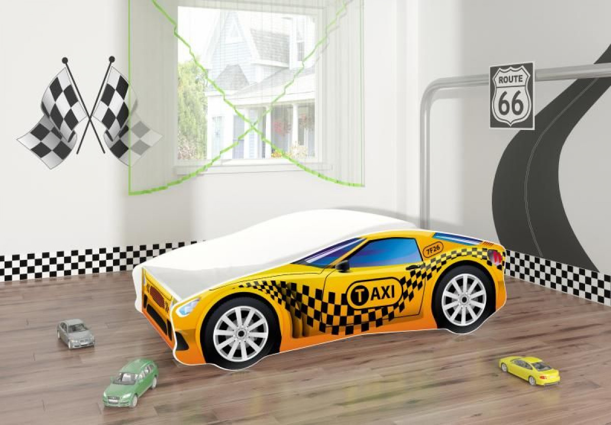 Pat Tineret MyKids Race Car 10 Taxi-160x80 0