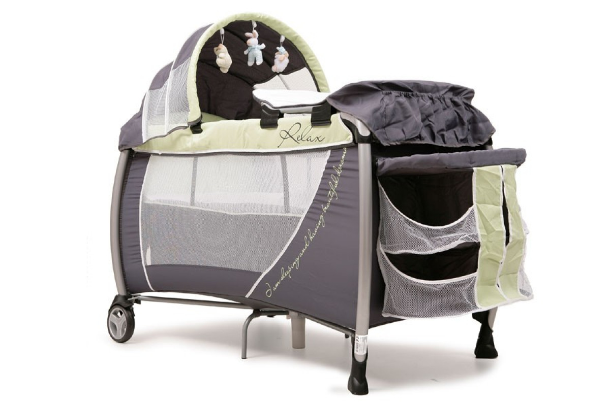 Patut Pliant Bebe CANGAROO Relax Green 1