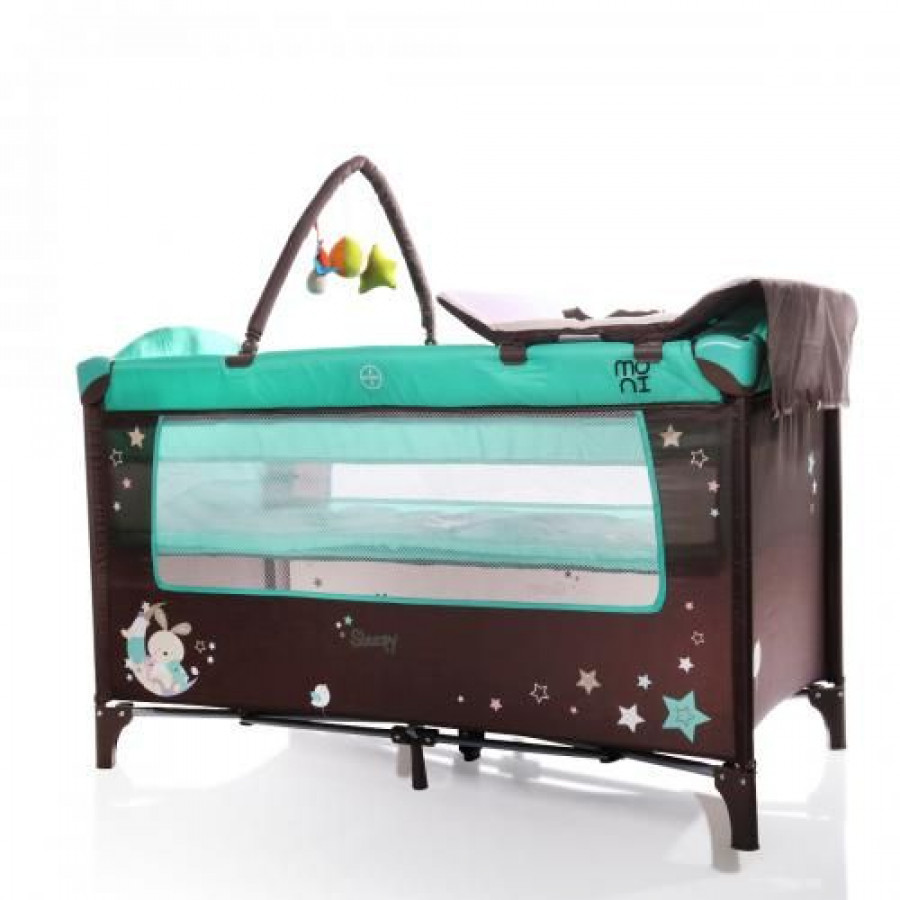 Patut Pliant Bebe Moni Sleepy New Turquoise 0