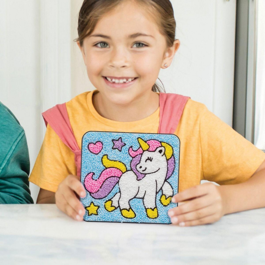 Spuma de modelat - Coloram unicornul 1