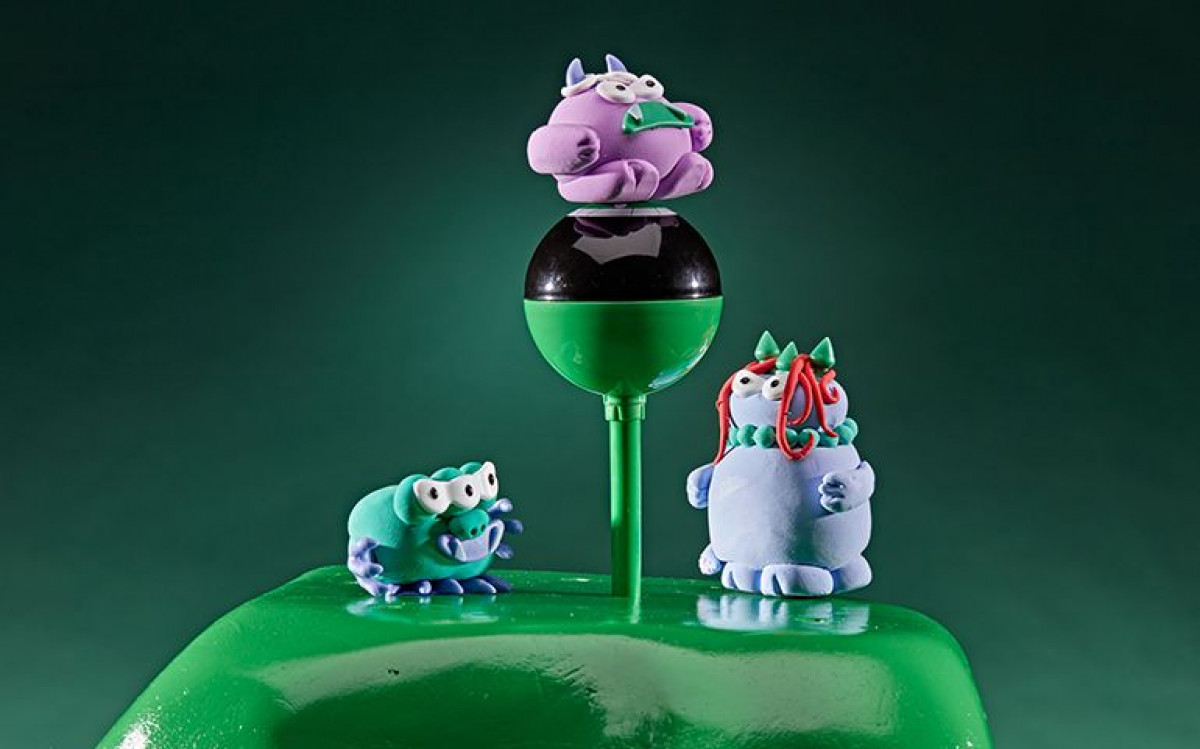 Spuma de modelat - LOLLIPUTTI - Monstruleti 1