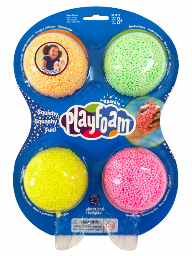 Spuma de modelat cu sclipici - set 4 1