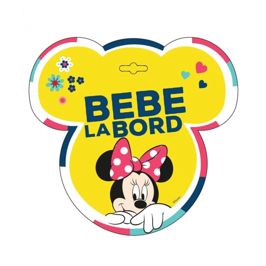 Semn auto Bebe la Bord - Minnie SEV9627 0