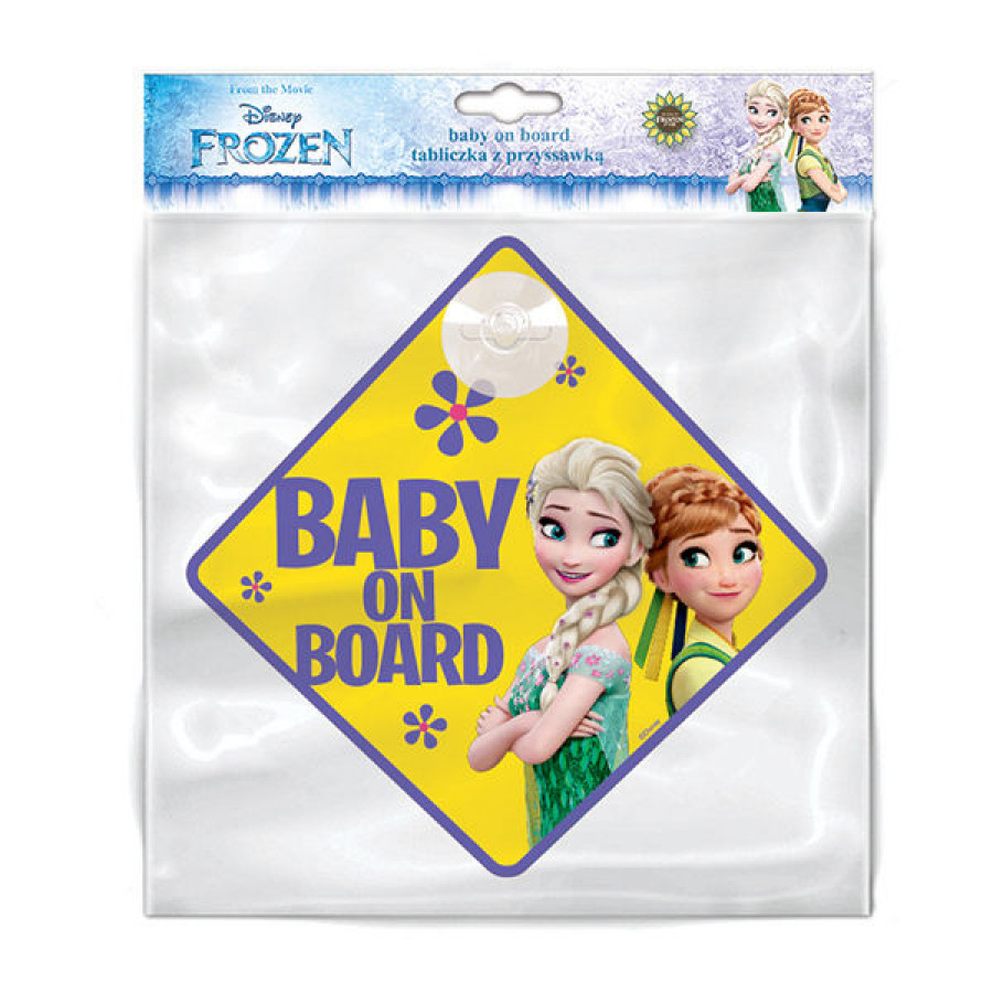 Semn de avertizare Baby on Board Frozen Seven SV9611 1