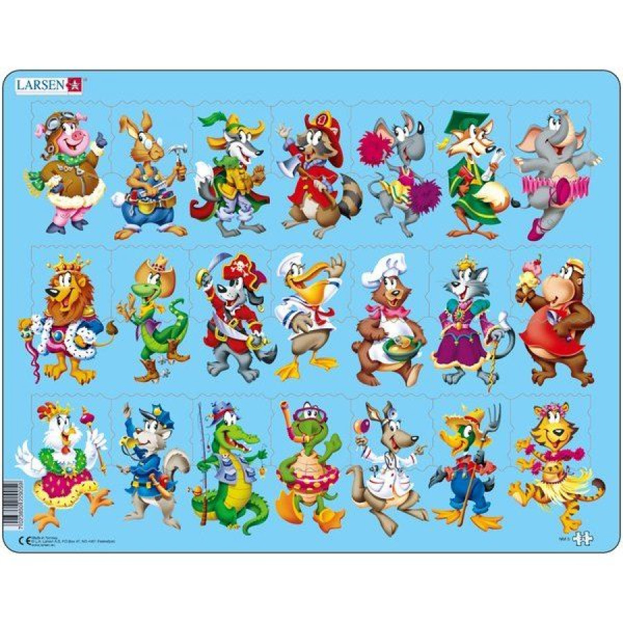 Puzzle Animale, 21 Piese Larsen LRNM5 0