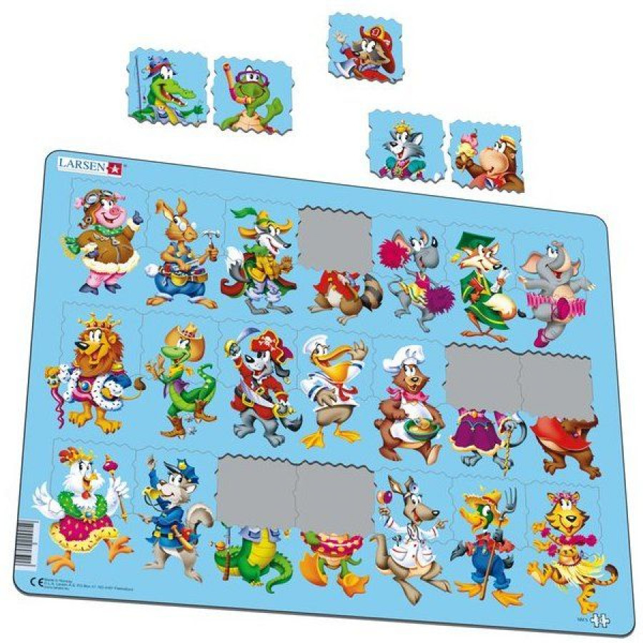 Puzzle Animale, 21 Piese Larsen LRNM5 1