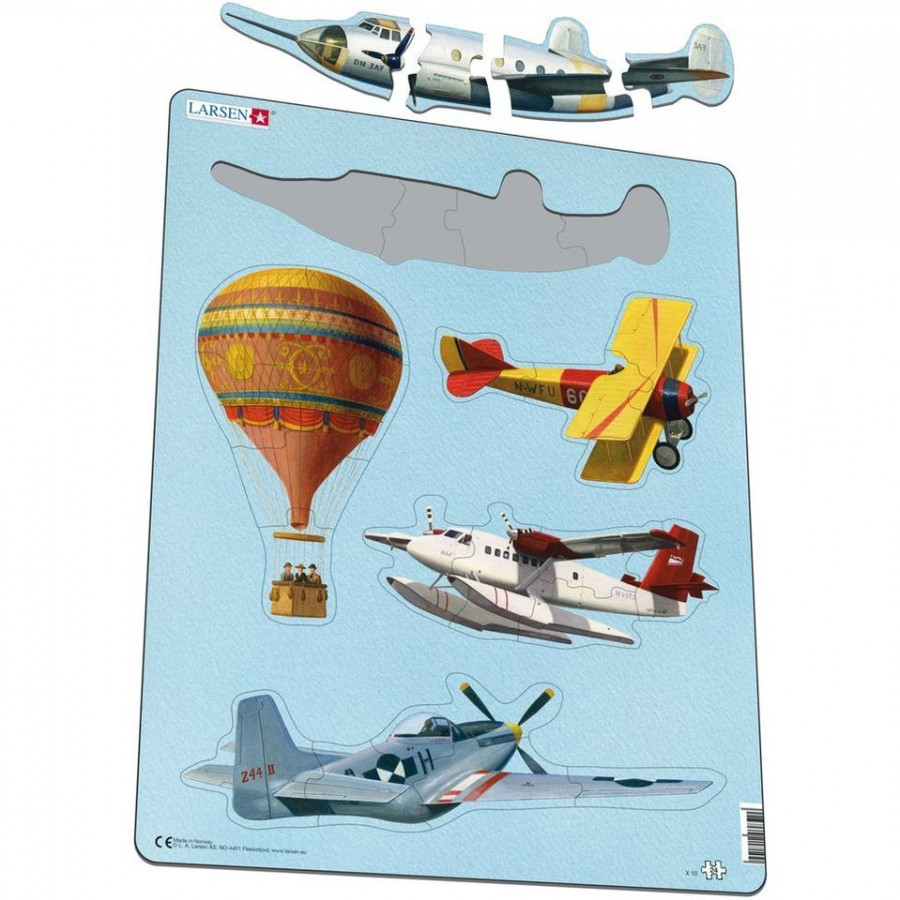 Puzzle Aviatie, 24 Piese Larsen LRX10 1