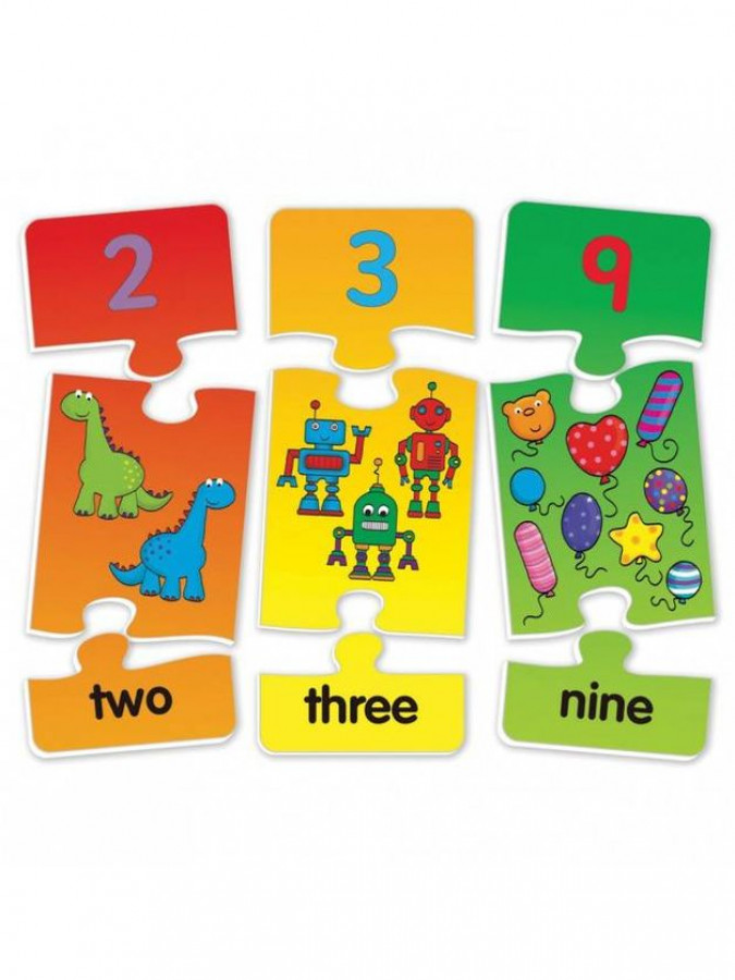 Puzzle cu numere (3 piese) 1