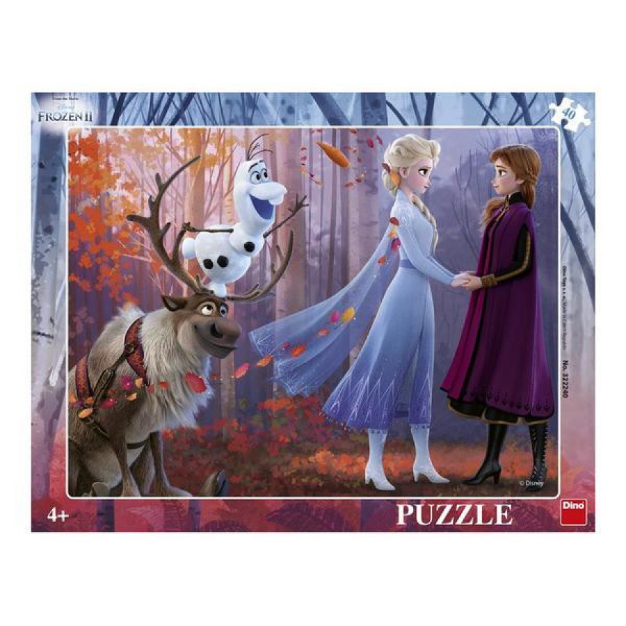 Puzzle cu rama - Frozen II (40 piese) 0