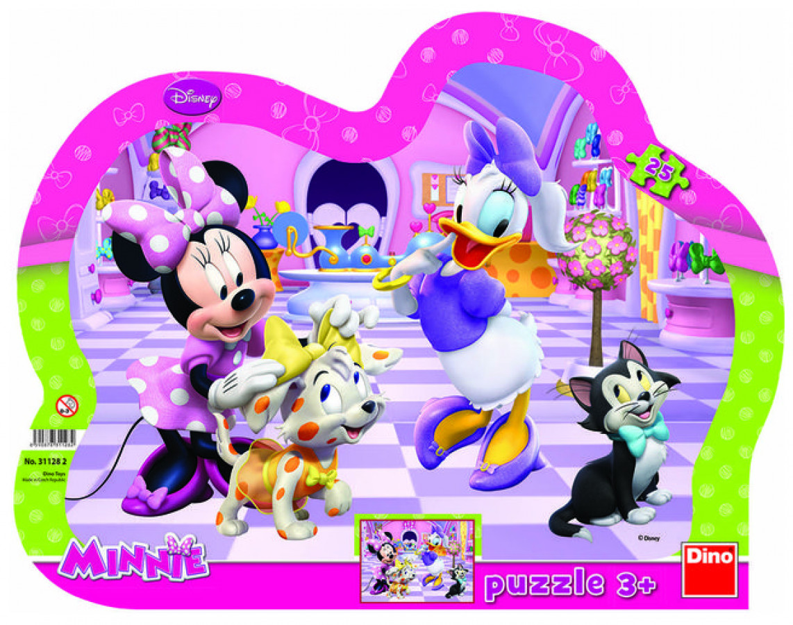 Puzzle cu rama - Minnie si Daisy (25 piese) 0