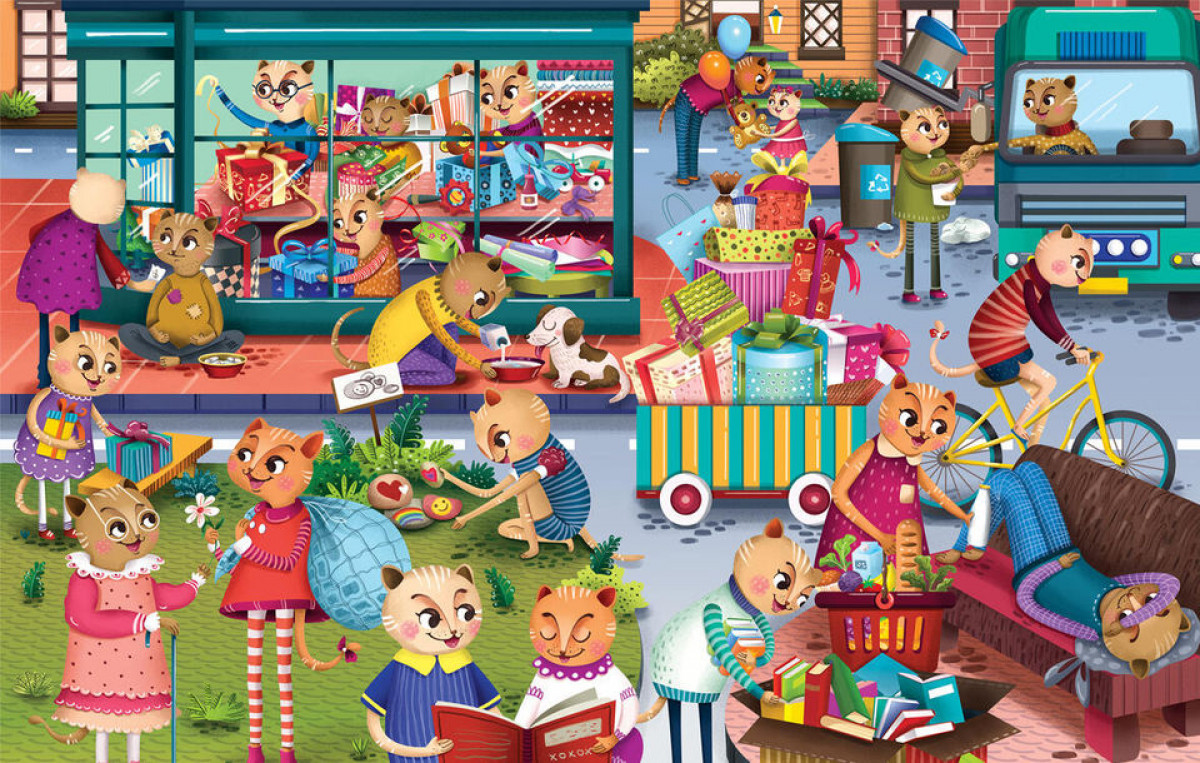 Puzzle cu surprize - Goodygum (100 piese) 1