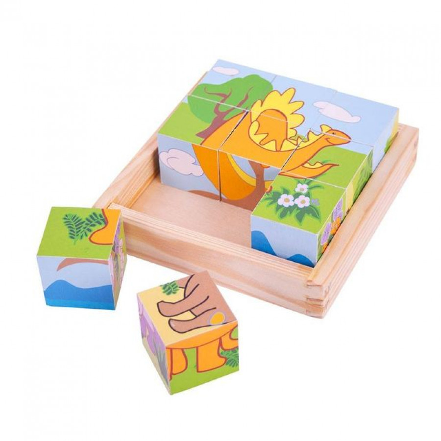 Puzzle cubic - dinozauri 0