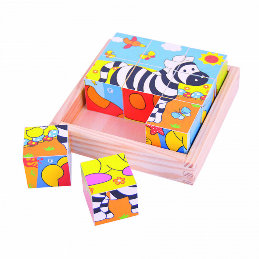 Puzzle cubic - safari 1