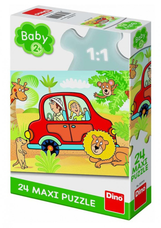 Puzzle de podea - Safari (24 piese) 0