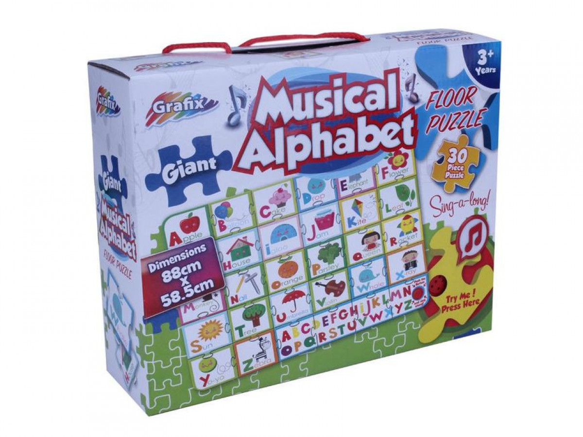 Puzzle de podea muzical - Alfabetul vesel 0
