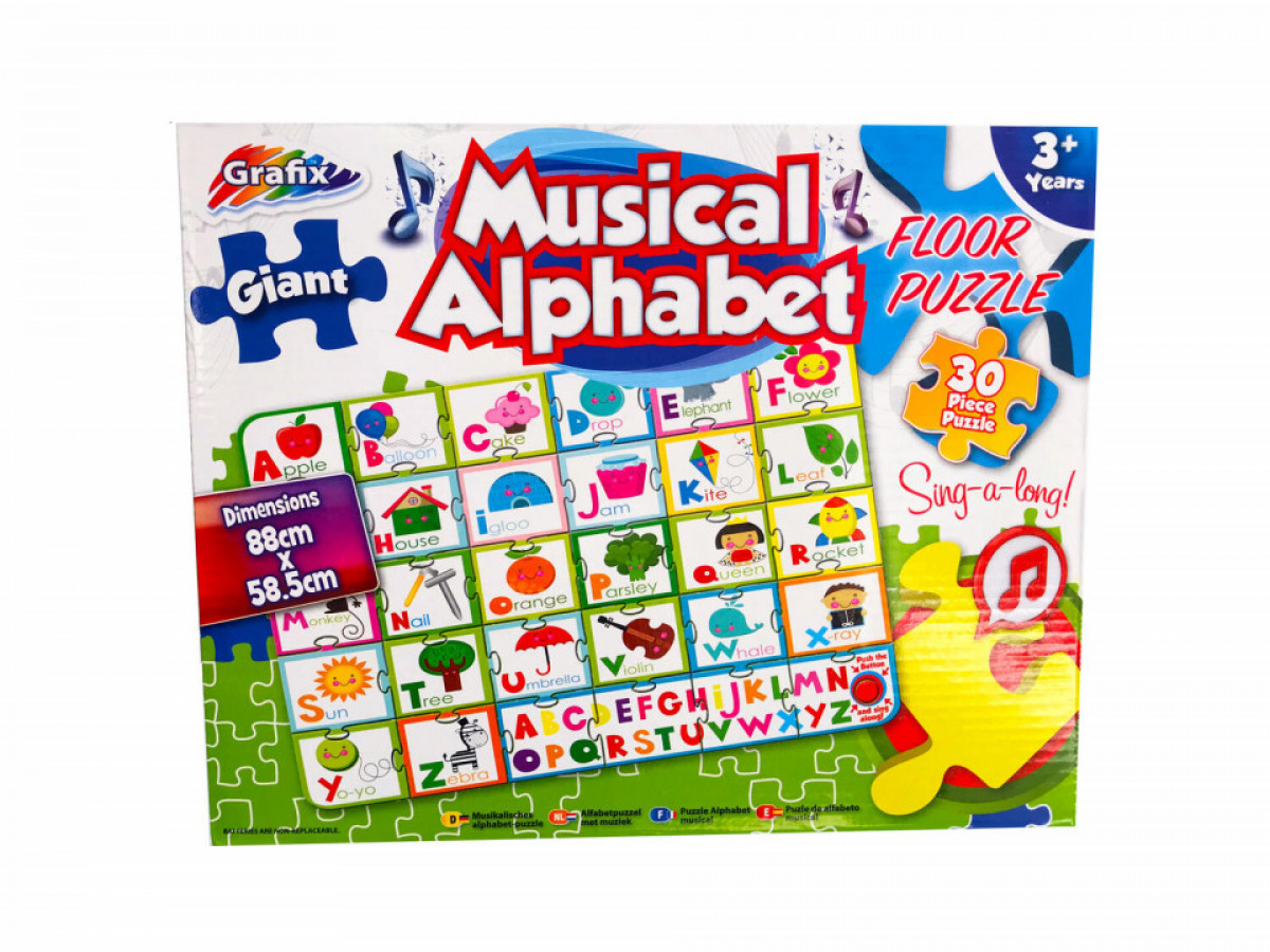 Puzzle de podea muzical - Alfabetul vesel 2