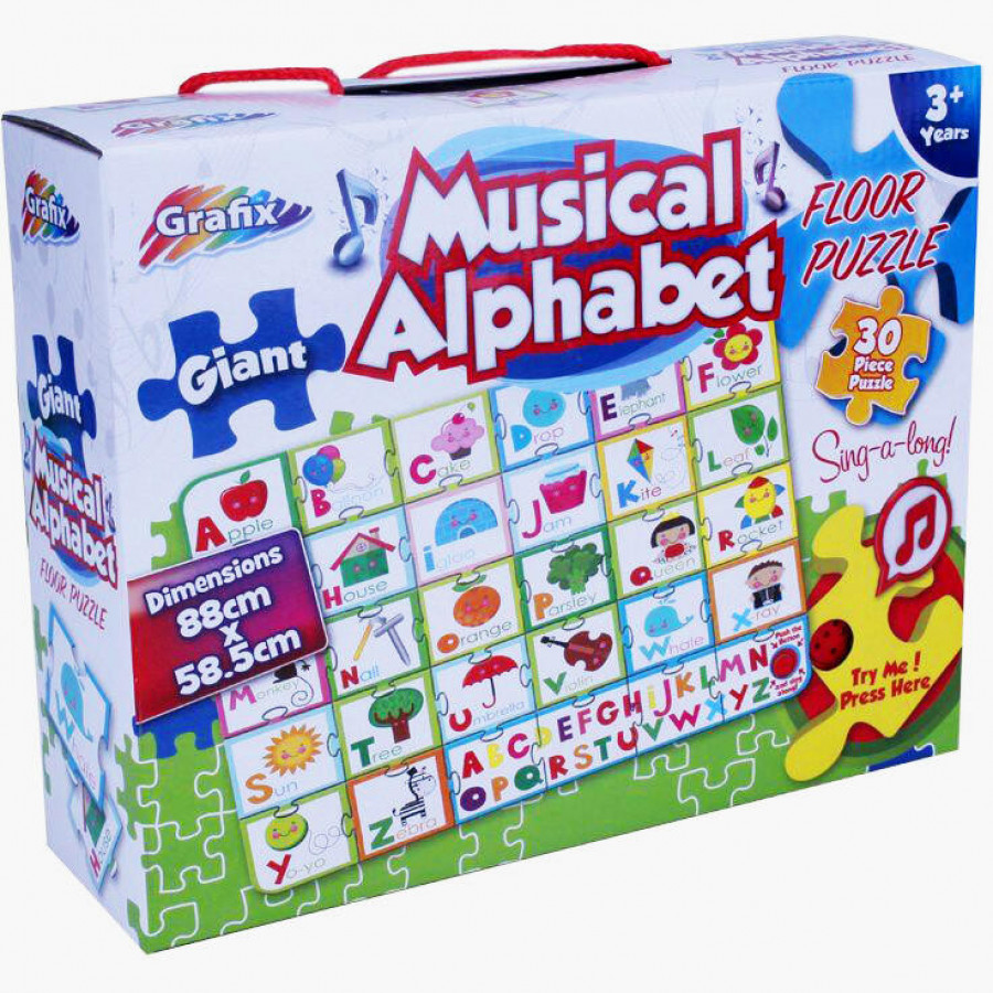 Puzzle de podea muzical - Alfabetul vesel 3