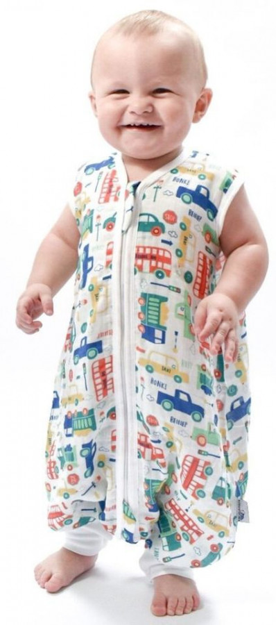 Sac de dormit cu picioruse Bamboo Vehicles 5-6 ani 0.5 Tog 1