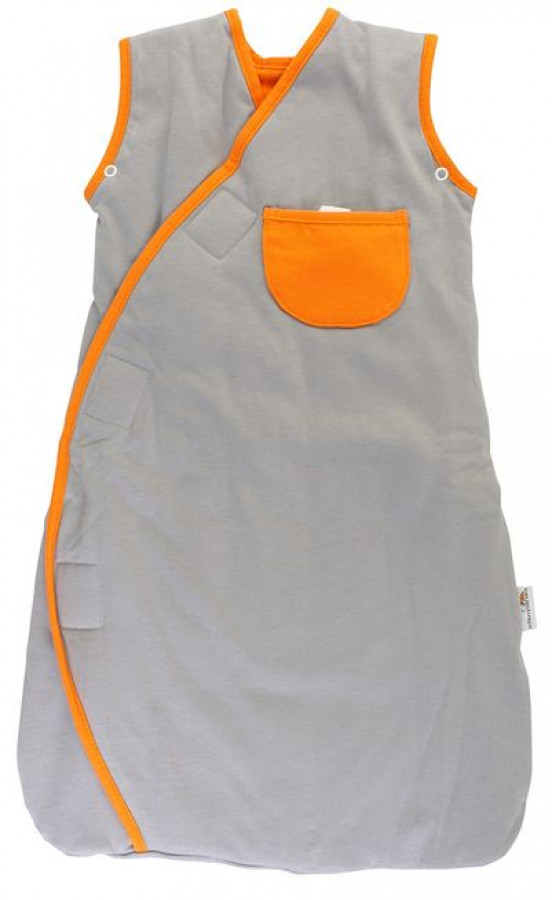 Sac de dormit multifunctional Grey Orange Zoo Animal Travel 18-36 luni 2.5 Tog 0