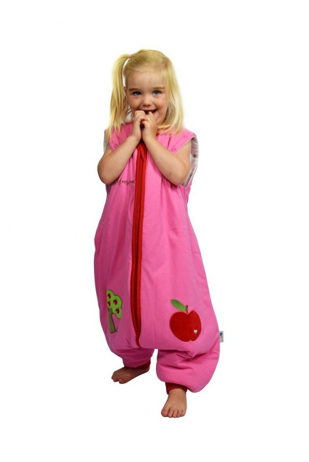 Sac de dormit cu picioruse si maneca lunga detasabila Apple of my eye 3-4 ani 2.5 Tog 1