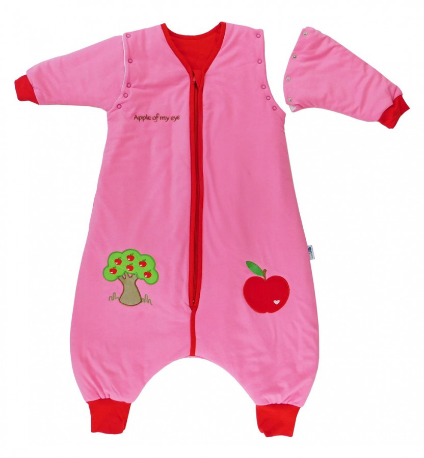 Sac de dormit cu picioruse si maneca lunga detasabila Apple of my eye 3-4 ani 2.5 Tog 4