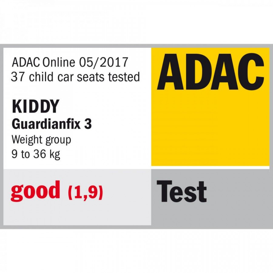 Scaun auto Kiddy Guardianfix 3 (ISOFIX) Grey Melange Hot Red ED. LIMITATA 1