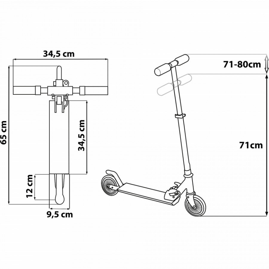 Trotineta cu 2 roti Frozen 2 Seven SV9950 3