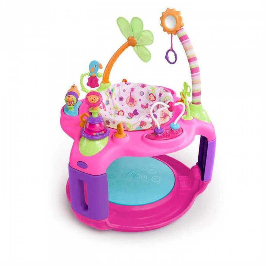 Bright Starts - Centru De Activitati Sweet Safari Bounce-A-Round 0