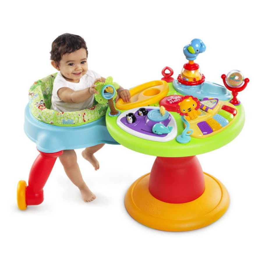Bright Starts - Centru de activitati 3-in-1 Around We Go Zippity Zoo 0