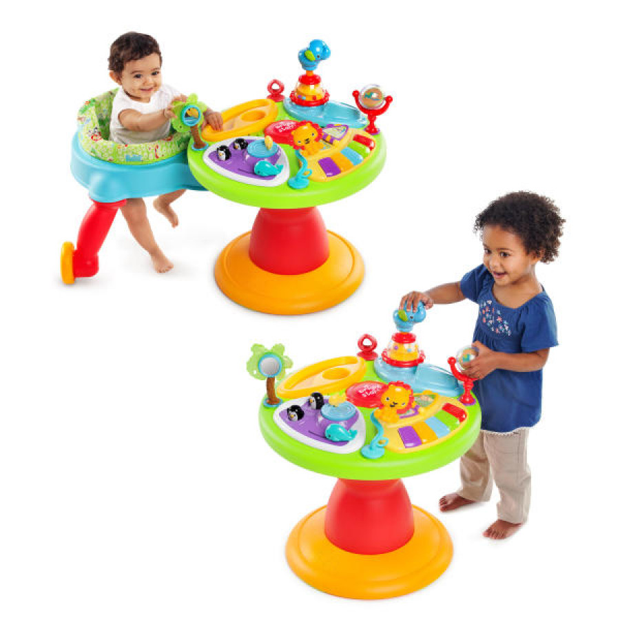 Bright Starts - Centru de activitati 3-in-1 Around We Go Zippity Zoo 4