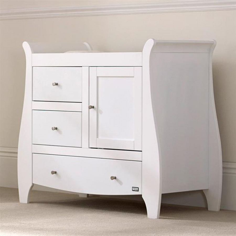 Tutti Bambini - Set mobilier Katie Alb format din 2 piese: patut si comoda 2