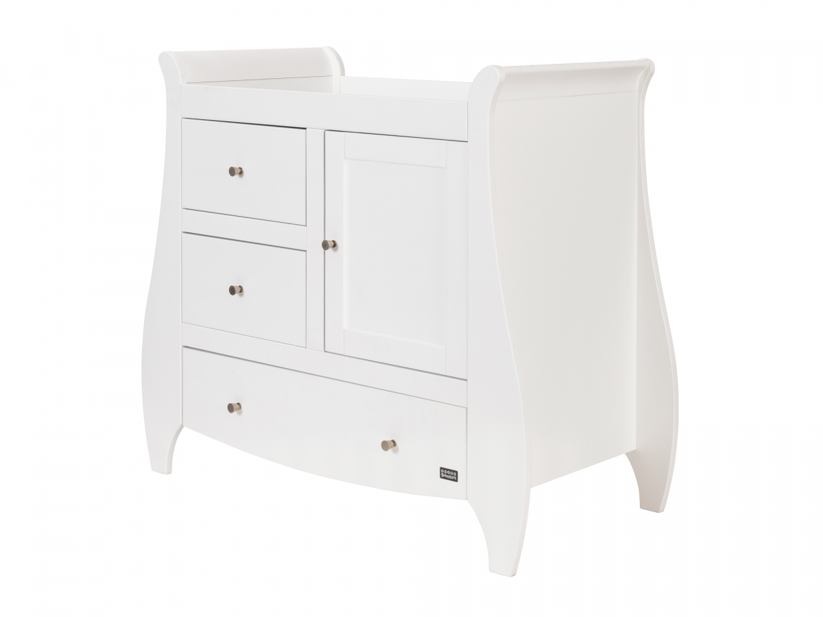 Tutti Bambini - Set mobilier Katie Alb format din 2 piese: patut si comoda 6