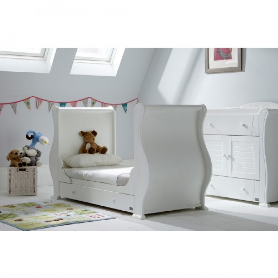 Tutti Bambini – Set patut Louis Alb + salteluta pentru bebelusi 3