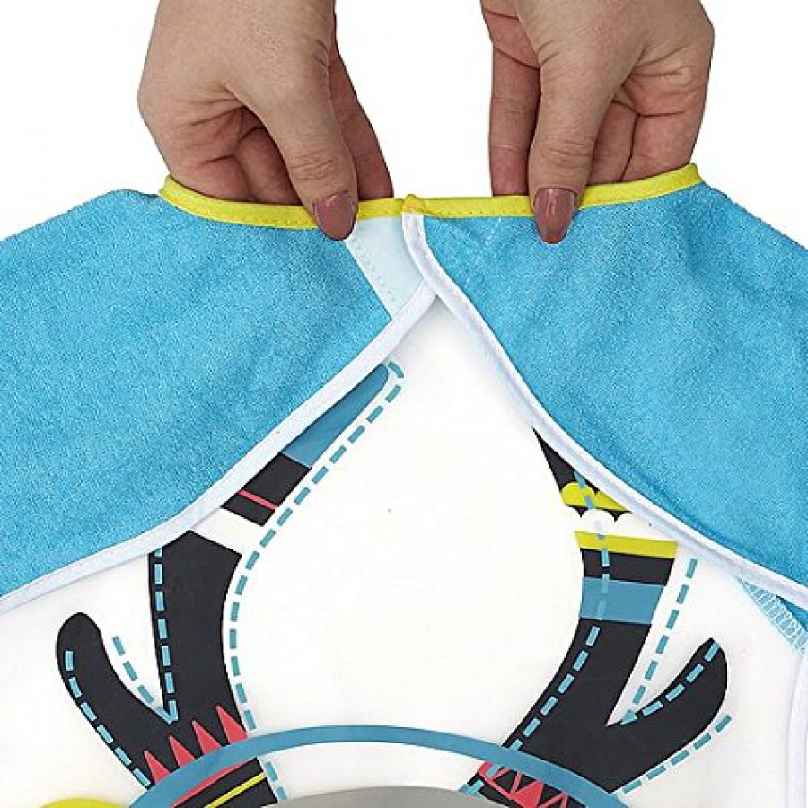 Badabulle – Baveta cu maneci lungi Blue Deer 1