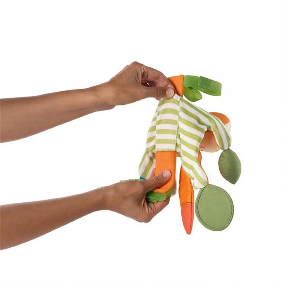 Bright Starts - Jucarie multifunctionala 2 in 1 Foxy Forest Toy Bar 4