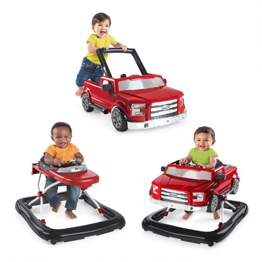 Bright Starts - Premergator si antepremergator 3 in 1 - Ford Rosu 0